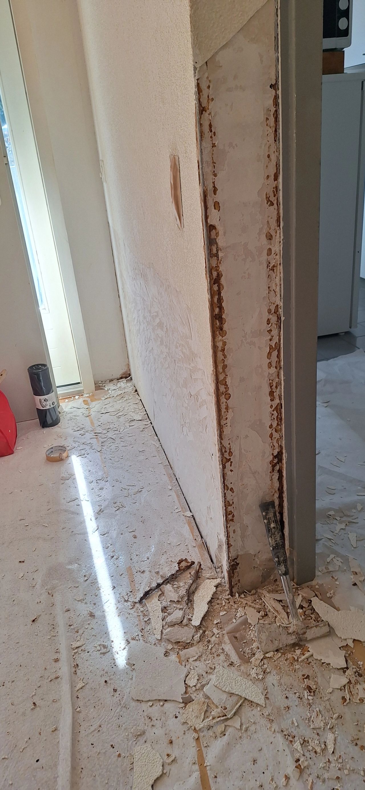 Mise à nu mur /division- Rénovation plâtrerie Martigny